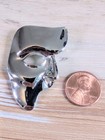 Vintage Phantom Of The Opera Mask Silver Tone Brooch Pin Unsigned