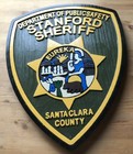Police Standford Sheriff 3d Routed Plaque Wood Patch Plaque Sign Custom Carved
