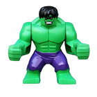 Hulk Minifigure - 76018 Marvel Lab Smash -  big Fig  W  Purple Pants Custom
