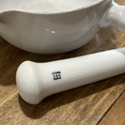 Vintage Coors Usa Apothecary Mortar And Pestle 3a White Ceramic