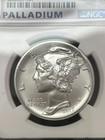 Sasa 2017  25 Palladium Eagle Ngc Ms-70 High Relief Early Releases