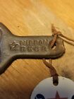 Extremely Rare Nippon Beer Cast Iron Bottle Opener Japans Oldest Beer 1876 