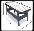 Playcraft Pro Series 54  Air Hockey Table  Black - Mpn Airhockey-54-black