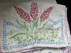 Vintage Embroidered Linen Lot Cottage Grandma Decor