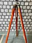 Tripod Wooden Floor Nautical Stand Vintage Home Decor Brown Tripod Adjustable