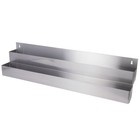 42  Stainless Steel Double Tier Commercial Bar Speed Rail Liquor Display Rack