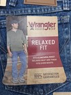 Wrangler Jeans Men 40x32 Relaxed Fit Rugged Wear Denim Straight Leg Workwear New