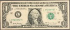 Star Note  1 One Dollar Bill Fancy Serial Number 2017 With Gas Pump Error 