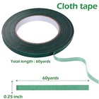  Floral Tape Green  Flower Wrap Adhesive Waterproof Tape For Bouquets 0 25  
