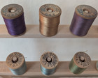 Vintage Lot Of 32 Spool Silk Sewing Size A Thread Corticelli Belding Bonita  