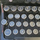 1937 Portable Royal Typewriter Model O Serial No 0-602854 Glossy Black