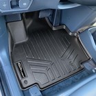 Smartliner All Weather Custom Fit Black 1st Row Floor Mat Liner Set Compati