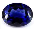 Vvs Kashmiri Blue Sapphire Oval Cut 20 Ct  Unheated Natural Certified Gemstone