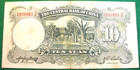 1936 The Central Bank Of China Banknote 10 Yuan  Vf xf S662