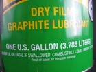Slip Plate No  1 Slip1-4x1g 1 Gal  Graphite Dry Film Lubricant -see Descript-
