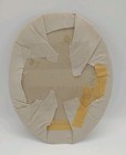 Vintage 70   s Hand Embroidered Crewel Floral Wall Hanging Usa No Frame 
