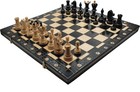 Handcrafted Wooden Chess Set With Board   Pieces 21  Black Gift Hot Sale