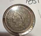 1851 Liberty Head Braided Hair Large Cent Nice Coin 