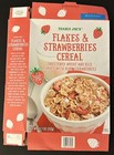 Empty Flattened Cardboard Box    trader Joe   s Flakes   Strawberry Cereal   
