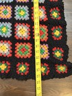 Vintage Granny Square Crochet Afghan Blanket Throw 57x37