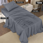 Utopia Bedding Twin Bed Sheets Set - 3 Piece Bedding - Brushed Microfiber - Shri