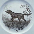 Marguerite Kirmse American Sporting Dog Plate By Wedgwood Of An Irish Setter Dog