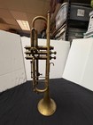 Vintage 1940s Antique Brass  Trumpet Unbranded Early Made Ones Cond Unknown
