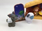 Fisher Price Little People Christmas Story Set Nativity Scene Vintage Large Lot