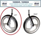 Replacement Parts For Drive Nitro Aluminum Rollator  Tall Height -  8  Front Fo