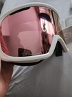 Smith Riot Chromapop Pink Mirror   Yellow Lense Snow Goggles - White With Bag