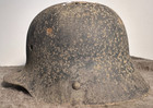 Size62 Ww1 German M1916 Helmet German Stahlhelm  Emaj  gi Front  Battlefield Find