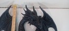 Large Mystical Dragon Sculpture With Orb Collector Gothic Decorative Art