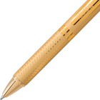 Gold Alloy Retractable Gel Pen Black Ink 0 7mm Medium Tip Gift Box Writing Tools
