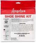 Angelus Shoe Shine Travel Kit 5pc Set Black