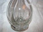 Vintage Four Chamber Corked pour Glass Liquor Decanter Hand Blown Made In France