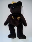 Mlb Salvino s Bamm Beano s Sammy Sosa  21 Plush Bear 1998 Home Run 66 New W Tag