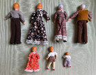 Vintage- Concord Miniature Dollhouse Family 1 12 People  4 Adults  3 Children