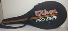 Vtg Wilson Pro Staff Tennis Racket Pws Graphite Made With Kevlar Midsize 4 1 2