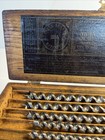 Antique Russell Jennings Auger Bit Set In Wooden Box Spur Auger Bits Collectible