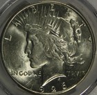 1926 S Peace Silver Dollar Pcgs Au55