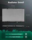 Motive Radiator Compatible With 2014-2015 2017 For Honda For Accord 2 0l  Car Ra
