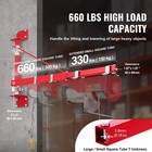 Uimoso Electric Hoist Support Arm Swinging Holder Scaffold Pole 660 Lbs Max Load