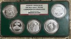 Lot Binions Hoard Set  999  10 Silver Strike  1 Chips Wsop Calendar Ashtrays