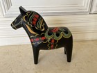 Vintage Tillv Erik Pell Nusnas Mora 10    Dala Wood Horse Akta Dalahemslojd Sweden