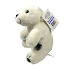 Vtg Coca Cola Bottle Polar Bear Stuffed Animal Plush Hang Tag 90s Collectible