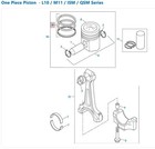 Piston Ring Set For Cummins L10 Pai  505060 Ref  3803961 3070384 3803350 3803555