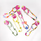 12pcs set Girl s Wooden Flower Heart Animals Beads Necklace bracelet Jewellery