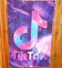 Tik To Wall Tapestry  Wall   Party Decor Photo Backdrop  60  X 40    New  z37
