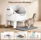 Smart Electric Auto Self-cleaning Cat Litter Box For Large Cats multi-cat Homes
