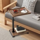 Adjustable Height Couch Tables 360     Swivel Tv Tray For Small Spaces